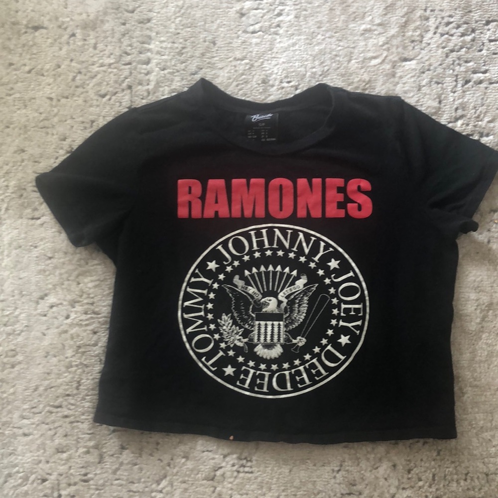 Ramones cool band tee by Bravado crop small